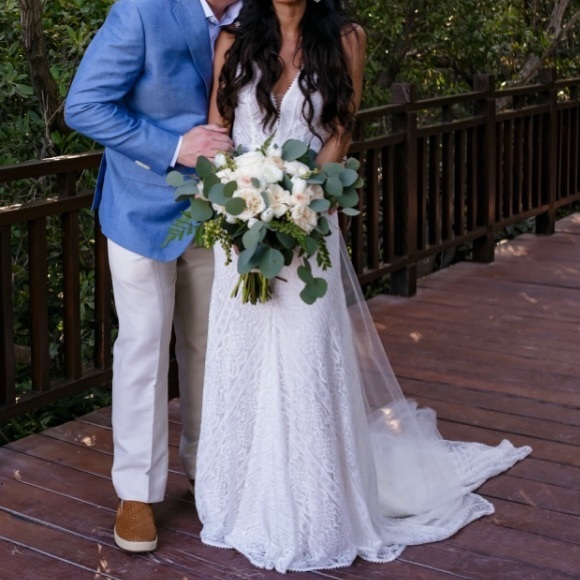 Rish Bridal Noa Wedding Dress Gown, Rish sz 1, US sz 4 - Picture 9 of 15